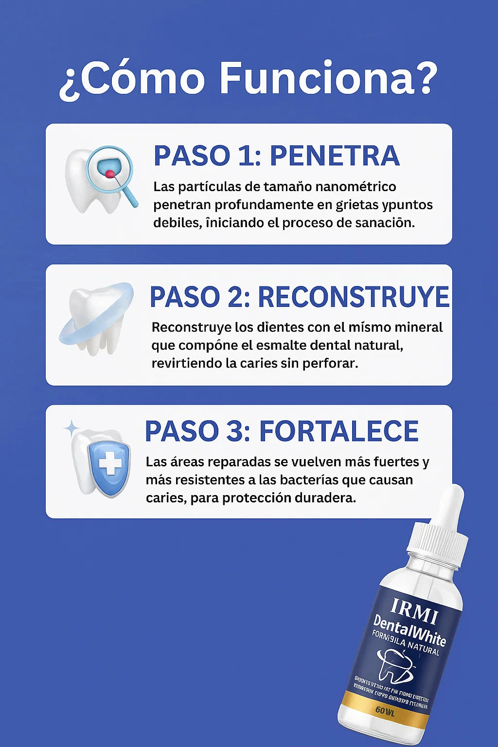 DentalWhite | Formula natural que regenera tu esmalte